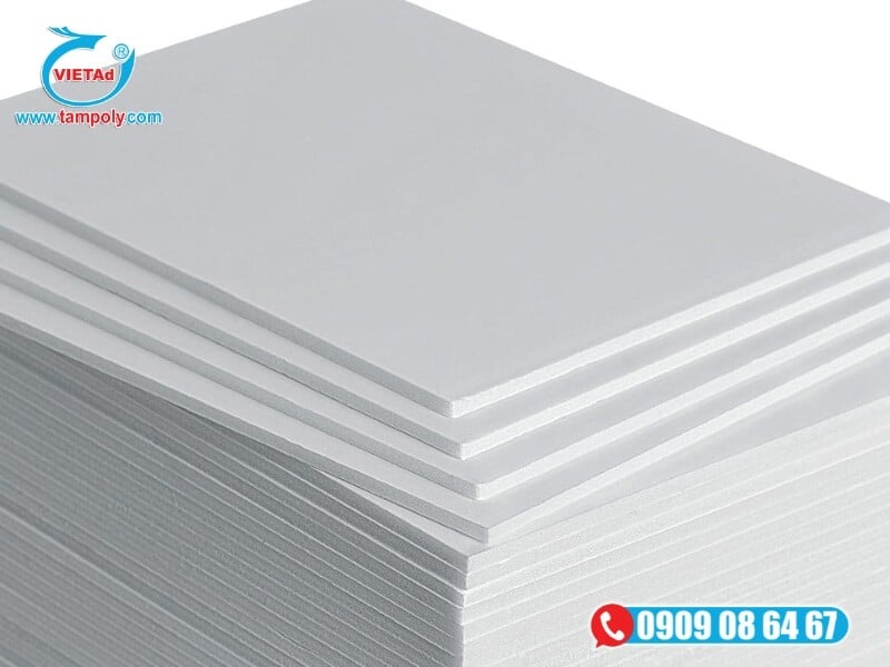 Tấm Foam có bề mặt phẳng mịn, không gợn sóng