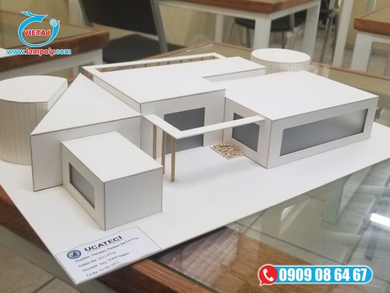 Mô hình bằng tấm foam, PVC foam, format