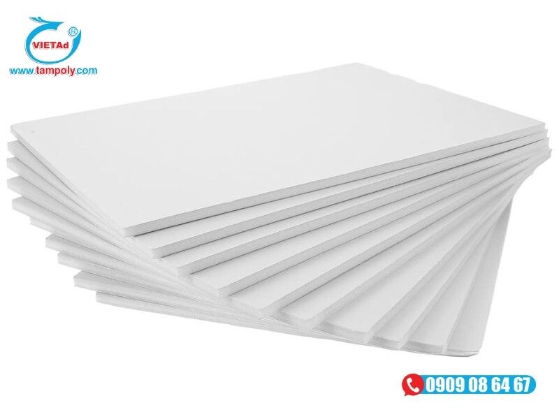 Kích thước tấm formex đa dạng từ khổ tiêu chuẩn đến những kích thước cắt lẻ theo mục đích sử dụng