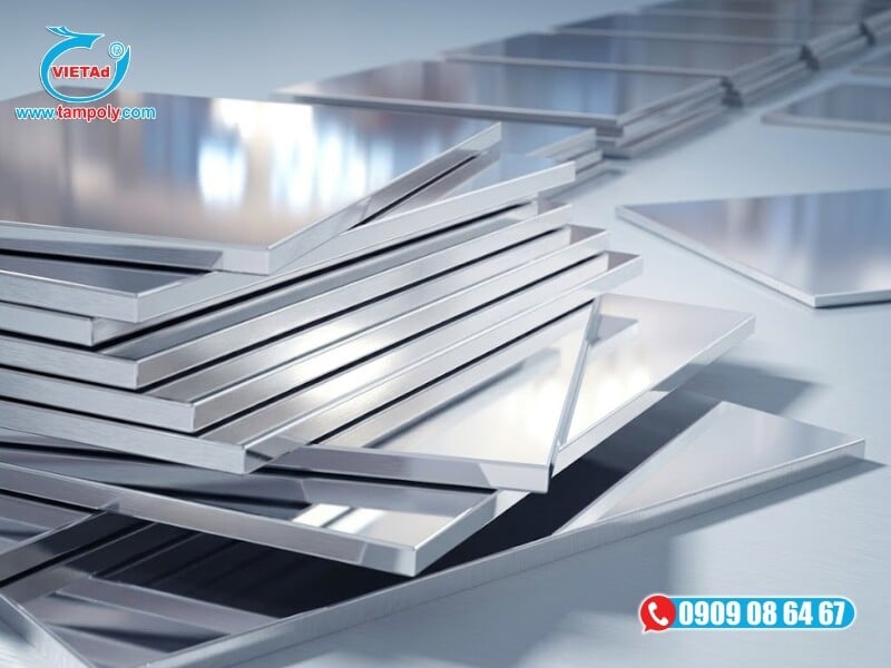 Nhom Tam Binh Duong 1Nhôm tấm với đa dạng độ dày được ứng dụng rộng rãi tại Bình Dương