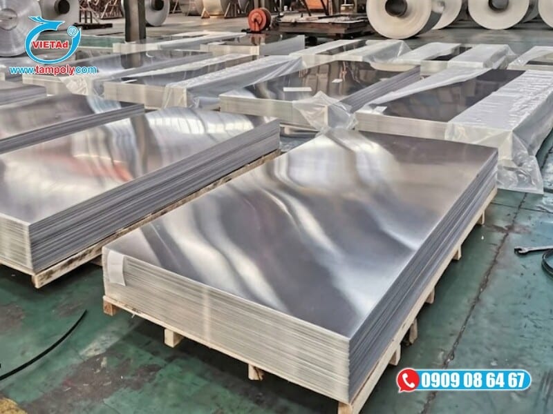 Vật Liệu Tấm QCV cung cấp nhôm tấm đạt chuẩn, hỗ trợ gia công cắt theo yêu cầu Bình Dương