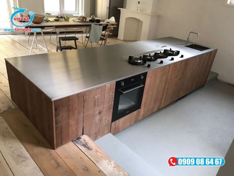 Nhôm tấm A1050 làm mặt bàn nội thất tại Bình Dương