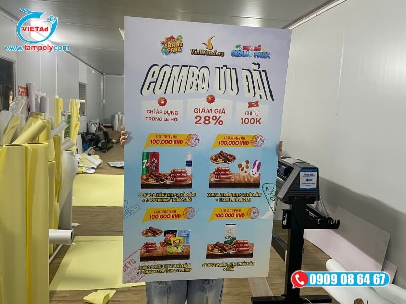 Formex độ dày mỏng làm menu 