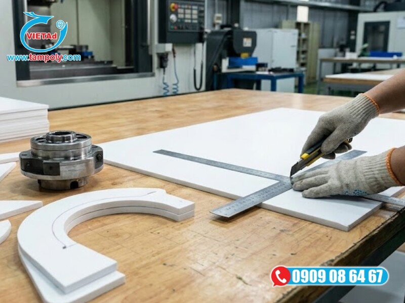 Gia công tấm formex làm khuôn mẫu, mẫu cắt