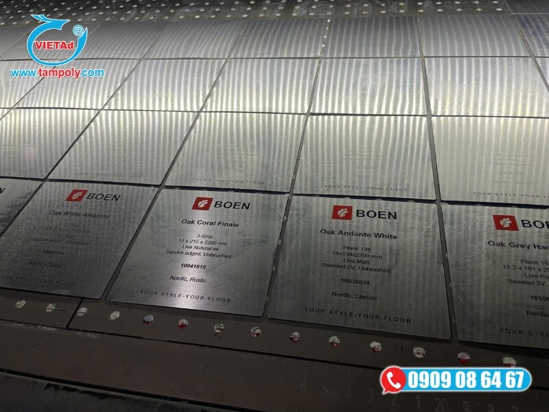 Nhôm tấm in offset sắc nét, bền đẹp