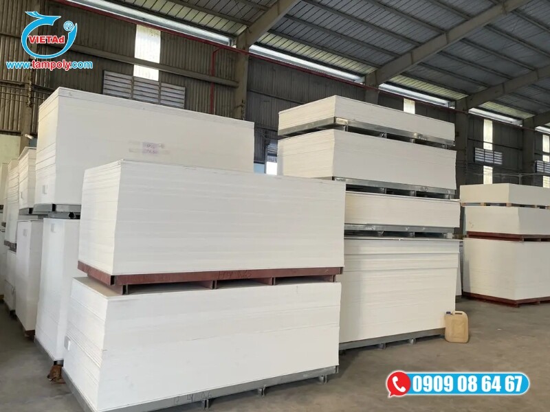 Vật liệu tấm QCV cung cấp tấm foam PVC, formex làm mô hình