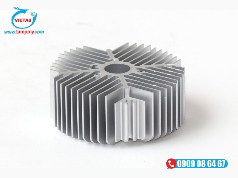 Nhôm tấm 12mm ứng dụng làm linh kiện tản nhiệt 