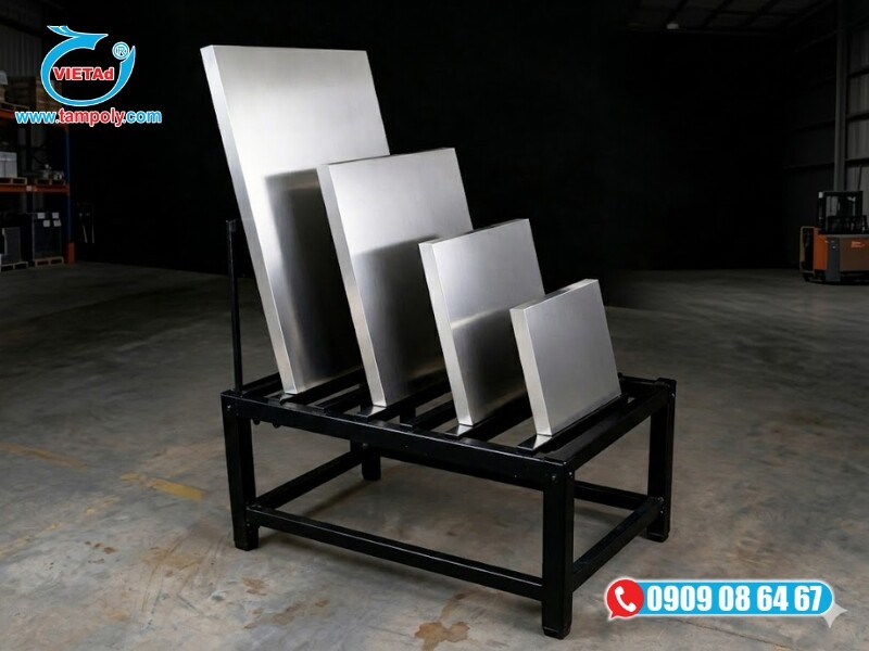 Nhôm tấm 5052 dày 15mm sáng bóng, chống ăn mòn, dễ gia công