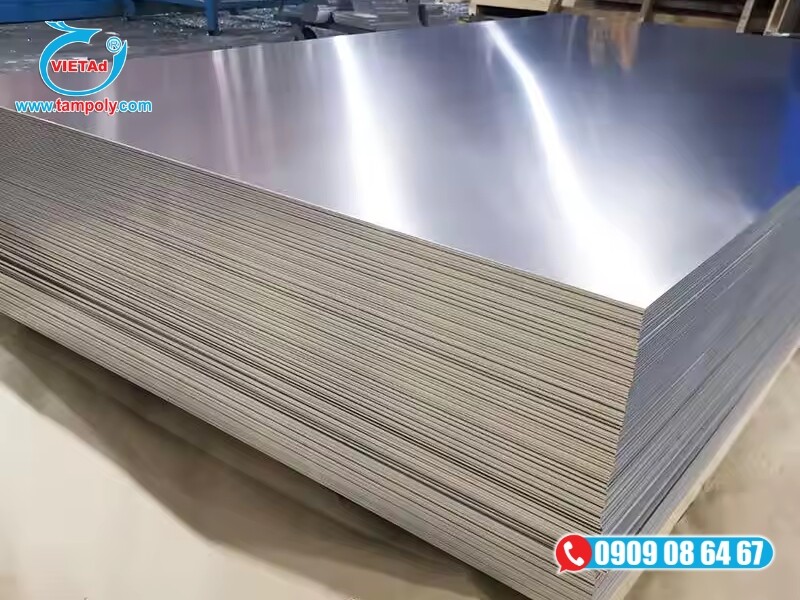 Tấm nhôm 3mm hợp kim 3003 ứng dụng làm vách ngăn, tủ bếp