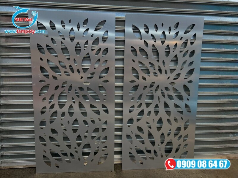 Nhôm tấm 6mm gia công làm vách ngăn nhẹ, thẩm mỹ