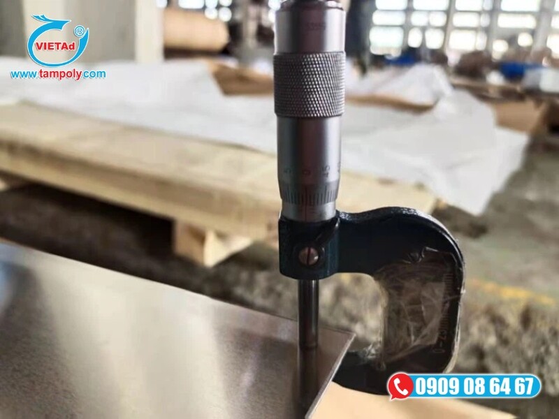 Vật liệu tấm QCV cung cấp nhôm tấm 6mm chuẩn ly, hỗ trợ gia công
