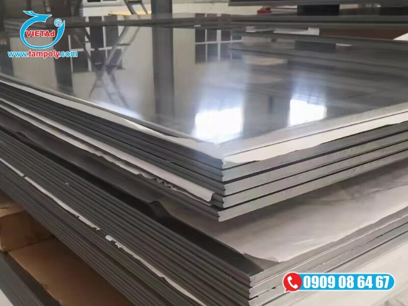 Nhôm 6061-T6 dày 8mm là lựa chọn phổ biến trong ngành cơ khí