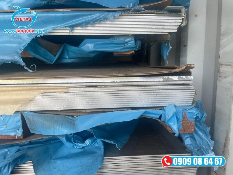 Giá nhôm tấm 8mm dao động theo mác nhôm và bề mặt hoàn thiện