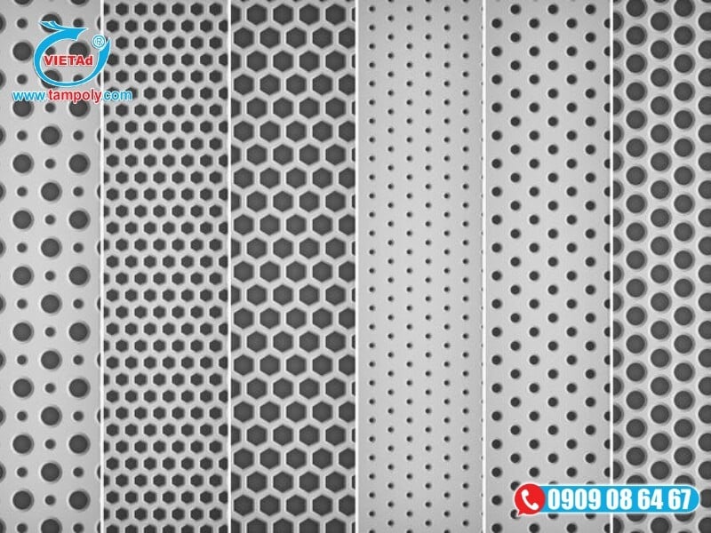 Các dòng tấm nhôm đục lỗ đa dạng đáp ứng mọi tiêu chuẩn của công trình