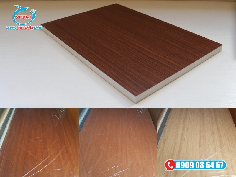 Vạt liệu tấm QCV chuyên cung cấp, phân phối tấm Pima vân gỗ PVC Foam chất lượng cao