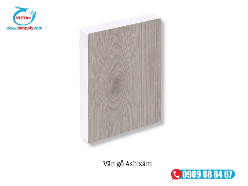 Tấm pima vân ash xám trung tính dễ phối, vân tinh tế, mang lại vẻ thanh lịch