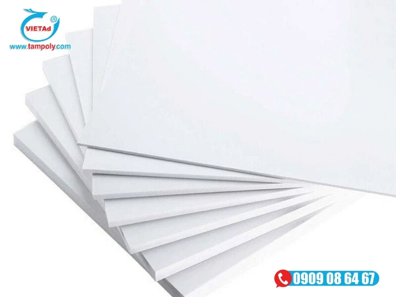 Tấm Formex được cấu tạo từ nhựa Polyvinyl Clorua (PVC)