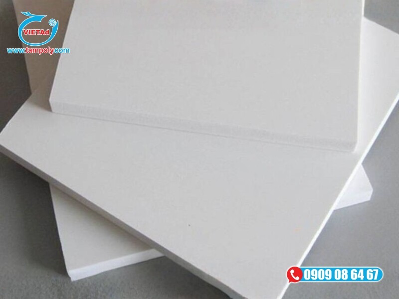 Vật liệu thi công tấm formex trọng lượng nhẹ, dễ gia công với chi phí rẻ