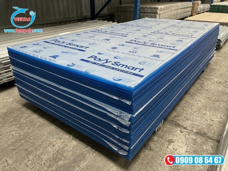Vật Liệu Tấm QCV cung cấp tấm poly chính hãng, hỗ trợ giao hàng và lắp đặt tận nơi