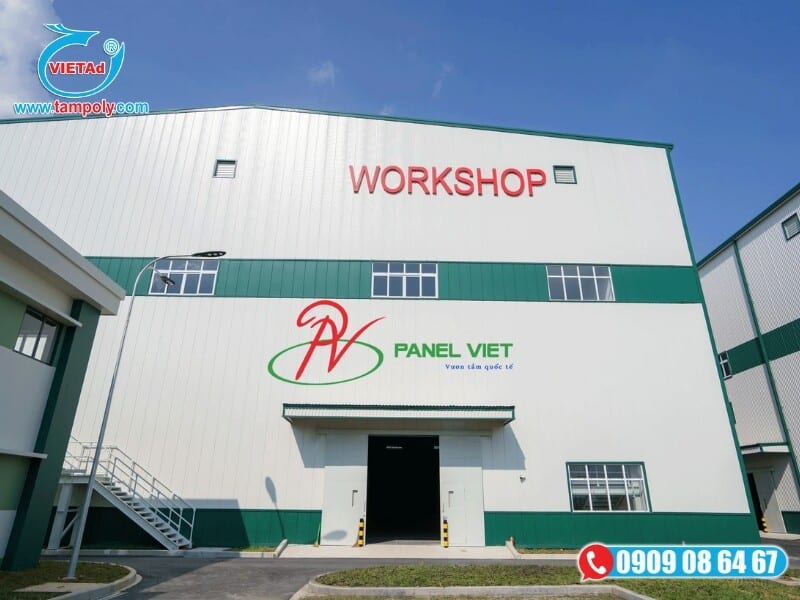 Hoạt động cấp hàng số lượng lớn các dòng panel EPS và bông khoáng phục vụ dự án nhà xưởng của Panel Việt