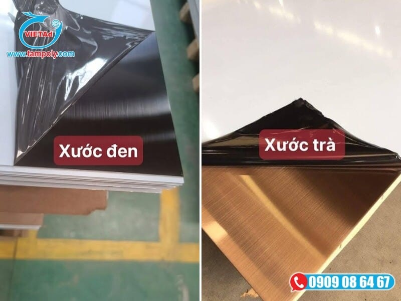 Kho hàng Vật Liệu Tấm QCV luôn sẵn số lượng lớn tấm inox 304 dày 3mm chính hãng, giá sỉ tốt nhất