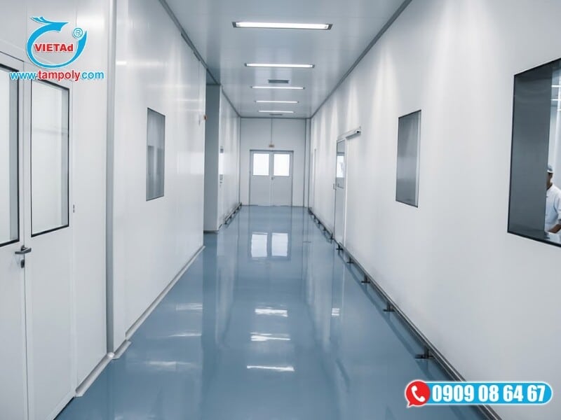Trần vách panel cách nhiệt Hàn Quốc sở hữu biên dạng profil khóa ghép khít chuẩn xác