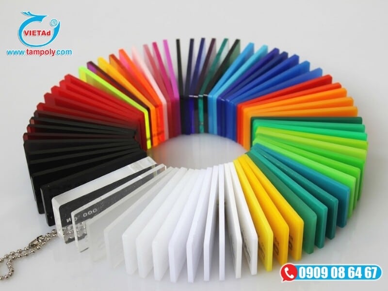 Tấm nhựa acrylic thương hiệu Malaysia được sản xuất trên dây chuyền công nghệ hiện đại 