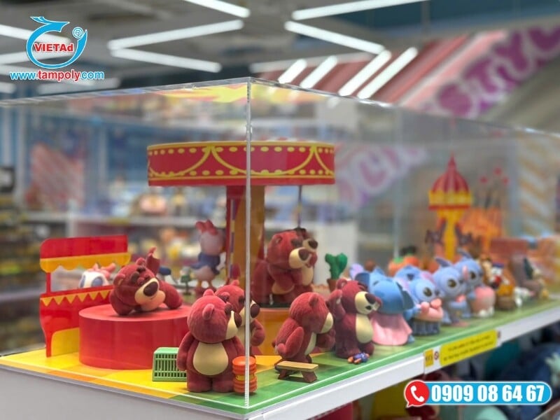 Tấm Mica Sơn Hà làm tủ, hộp đựng trong suốt, bền chắc, dễ dàng vệ sinh