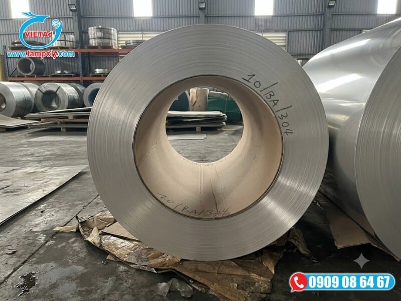 Bốn mẫu bề mặt hoàn thiện phổ biến của inox 430 gồm BA, 2B, Hairline và No.1