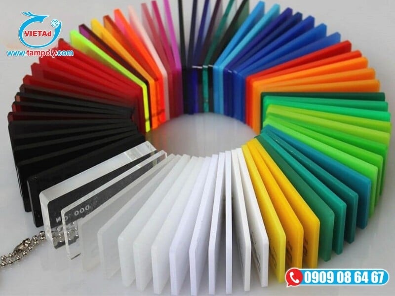 Tấm Nhựa Mica Trung Quốc đa Dạng Màu Sắc Và Chất Lượng.