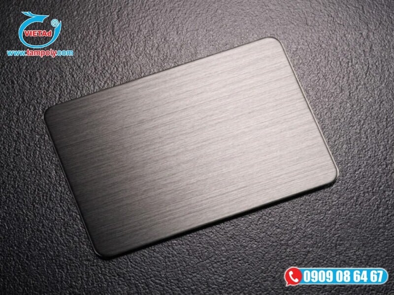 Tấm inox Hairline trắng bạc kim loại nguyên bản 