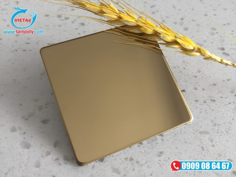 Bảng báo giá tấm inox vàng bóng theo kích thước và độ dày tiêu chuẩn tại kho